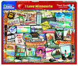 White Mountain I Love Minnesota - 1000 Piece Jigsaw Puzzle