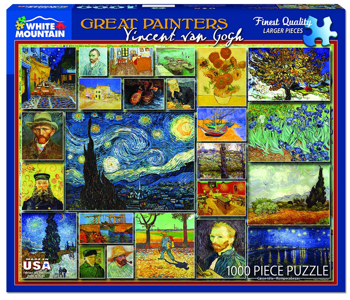 White Mountain Puzzles Van Gogh - 1000 Piece Jigsaw Puzzle