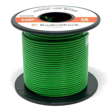 2781445:  18 AWG SOLID COPPER HOOK-UP WIRE - BLACK / 25' - BLACK / 100' - RED /