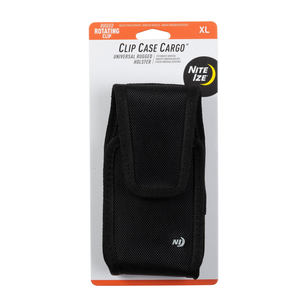 Nite Ize - Clip Case Vertical Xtra Tall Pouch - Black