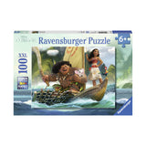 Ravensburger Disney Moana One Ocean One Heart - 100 Piece Jigsaw Puzzle for Kids | Unique Piece Design | Promotes Problem Solving Skills | Family-Friendly Fun | Sustainable and Durable