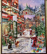 Springbok's 1000 Piece Jigsaw Puzzle Merry Main Street - Made in USA