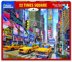 White Mountain Puzzles - NY Times Square - 1000 Piece Jigsaw Puzzle