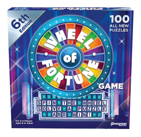 Wheel of Fortune Game: 6th Edition - Spin The Wheel, Solve A Puzzle, And Win by Pressman