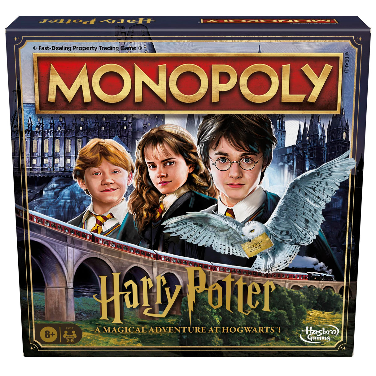 Monopoly Harry Potter Edition Board Game | A Magical Adventure at Hogwarts | Ages 8 and Up | 2 to 6 Players | Family Games | Gifts for Kids and Adults