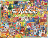 White Mountain Puzzles The Holidays - 1000 Piece Jigsaw Puzzle