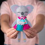 Craft-Tastic Make a Friend Koala, Kids Crafts Ages 6-8, Arts & Crafts for Kids 4-6, Koala Craft Kit, Spring Crafts for Kids, Travel Activities for Kids, Kids Sewing Kit