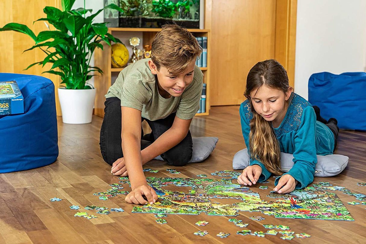 Ravensburger Underwater Wonders 100 Piece Jigsaw Puzzle for Kids - Fun and Educational Toy | Perfect Age Fit | Sustainable Wooden Pieces | Climate Pledge Friendly - 12972