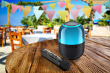 Sway - Minioke Led Go Bluetooth Karaoke Speaker - Black