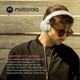 Motorola - Xt200 Over Ear Bluetooth Headphones - White