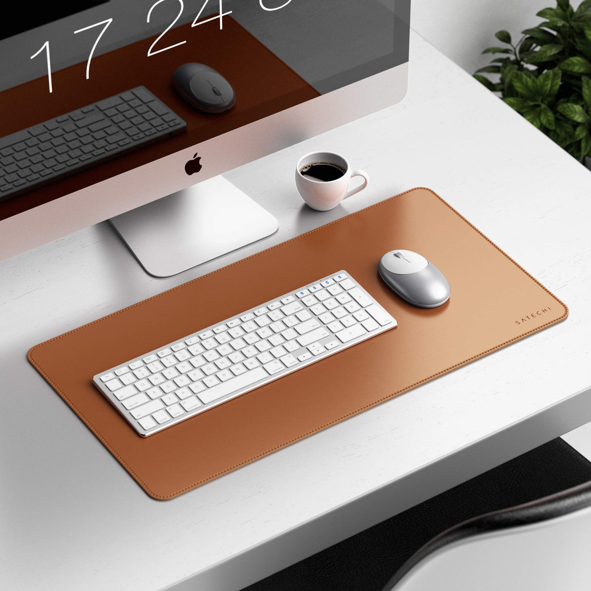 Satechi - Eco Leather Deskmate - Brown