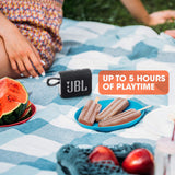 Jbl - Go 3 Waterproof Bluetooth Speaker - Black