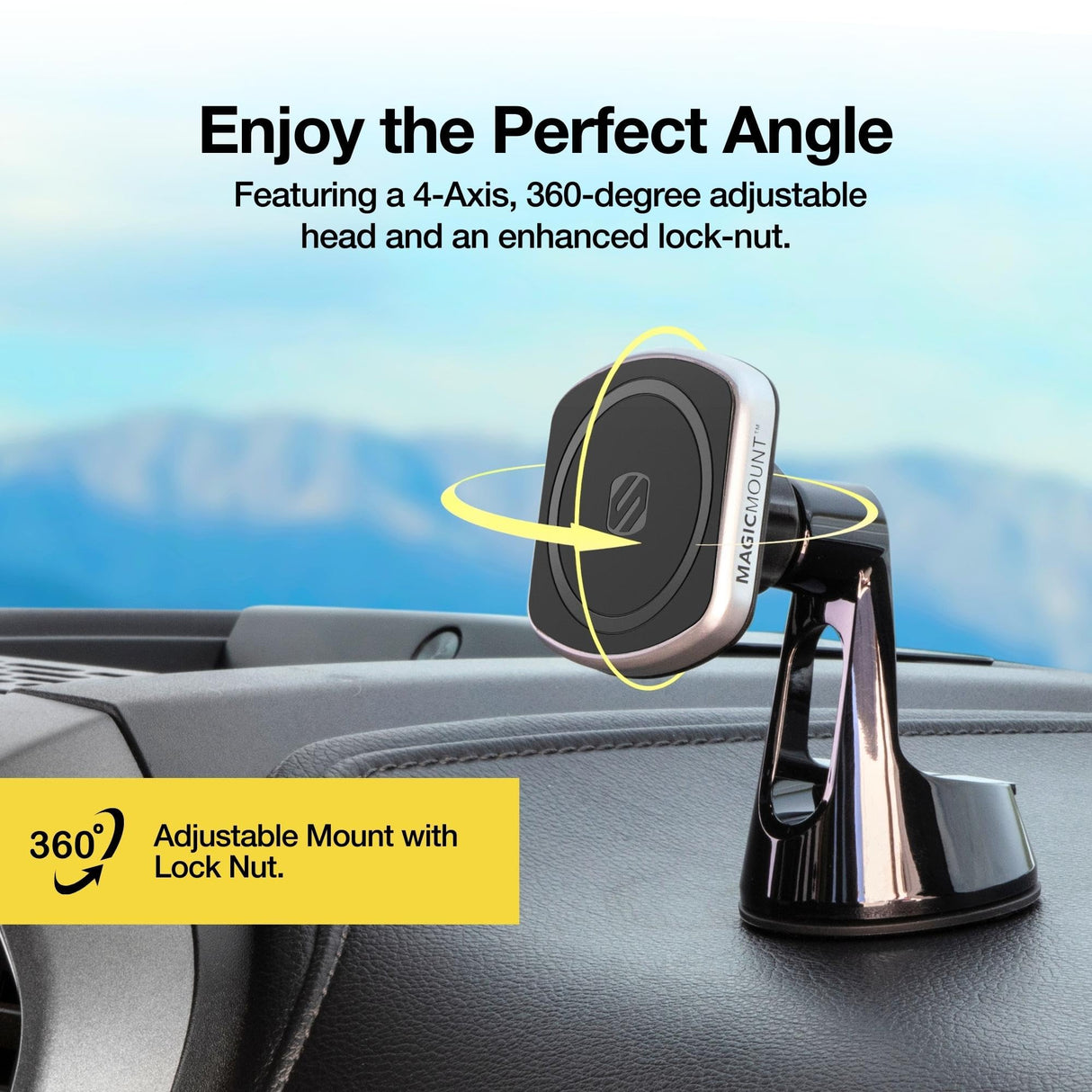 Scosche - Magicmount Pro 2 Window / Dash Mount - Black And Silver