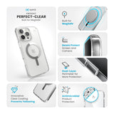 Speck - Presidio Perfect Clear Magsafe Case For Apple Iphone 16 Pro Max - Clear