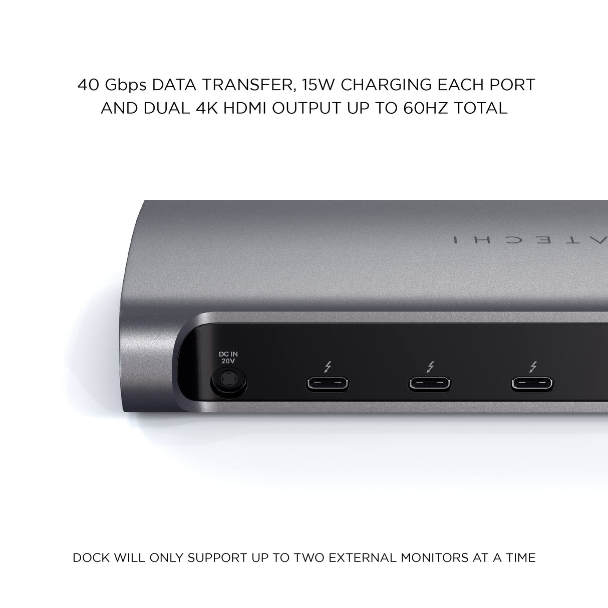 Satechi - Thunderbolt 4 Dock - Space Gray