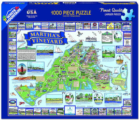 White Mountain Puzzles - Martha's Vineyard - 1000 Piece Jigsaw Puzzle