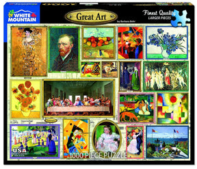 White Mountain Puzzles - Great Art - 1000 Piece Jigsaw Puzzle