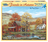 White Mountain Puzzles Friends in Autumn - 1000 Piece Jigsaw Puzzle