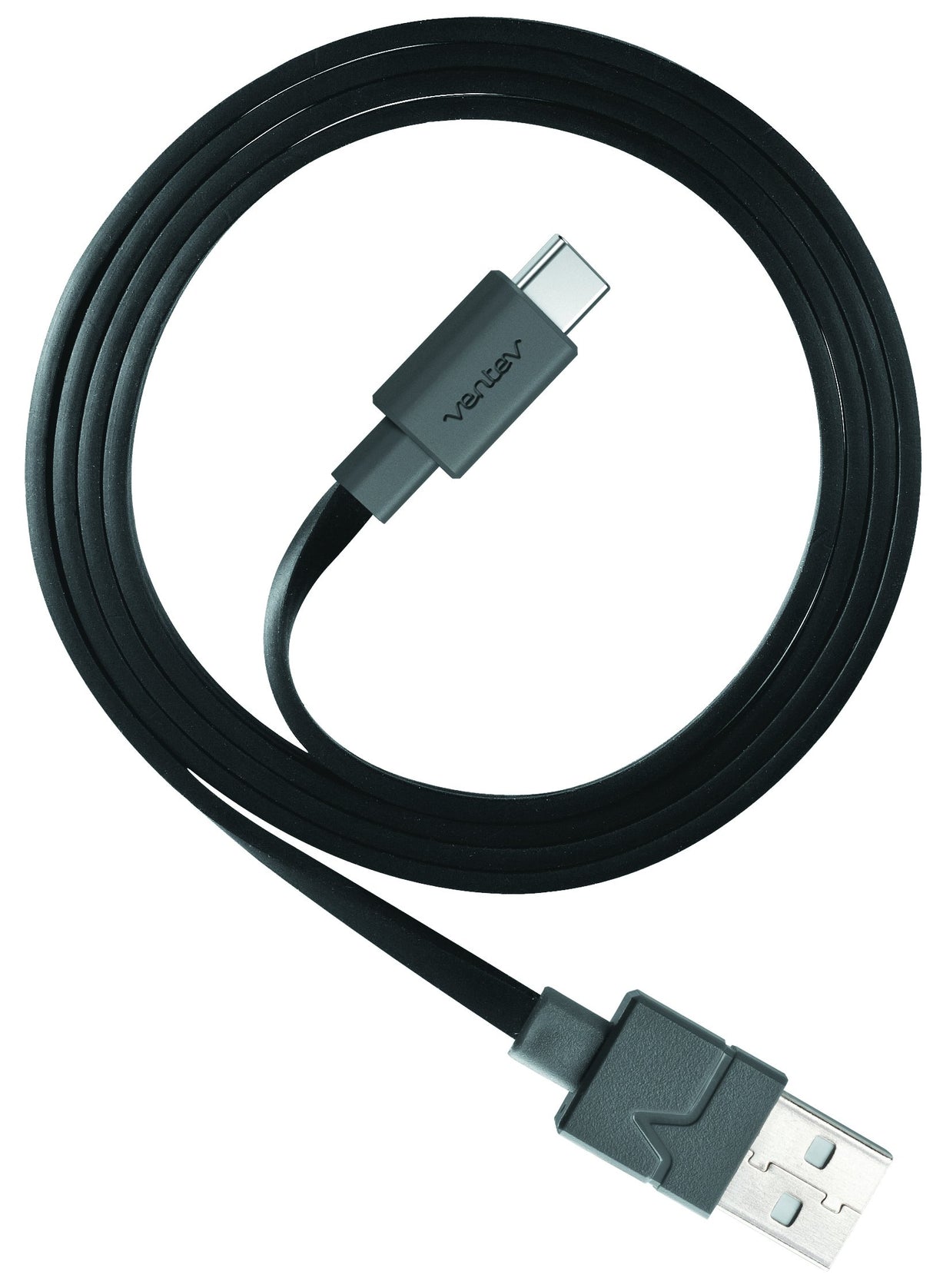 Ventev - Chargesync Usb A To Usb C 2.0 Cable 3.3ft - Black