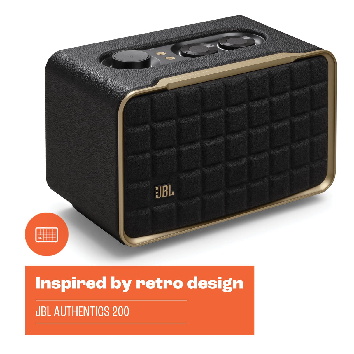 Jbl - Authentics 200 Wireless Home Speaker - Black