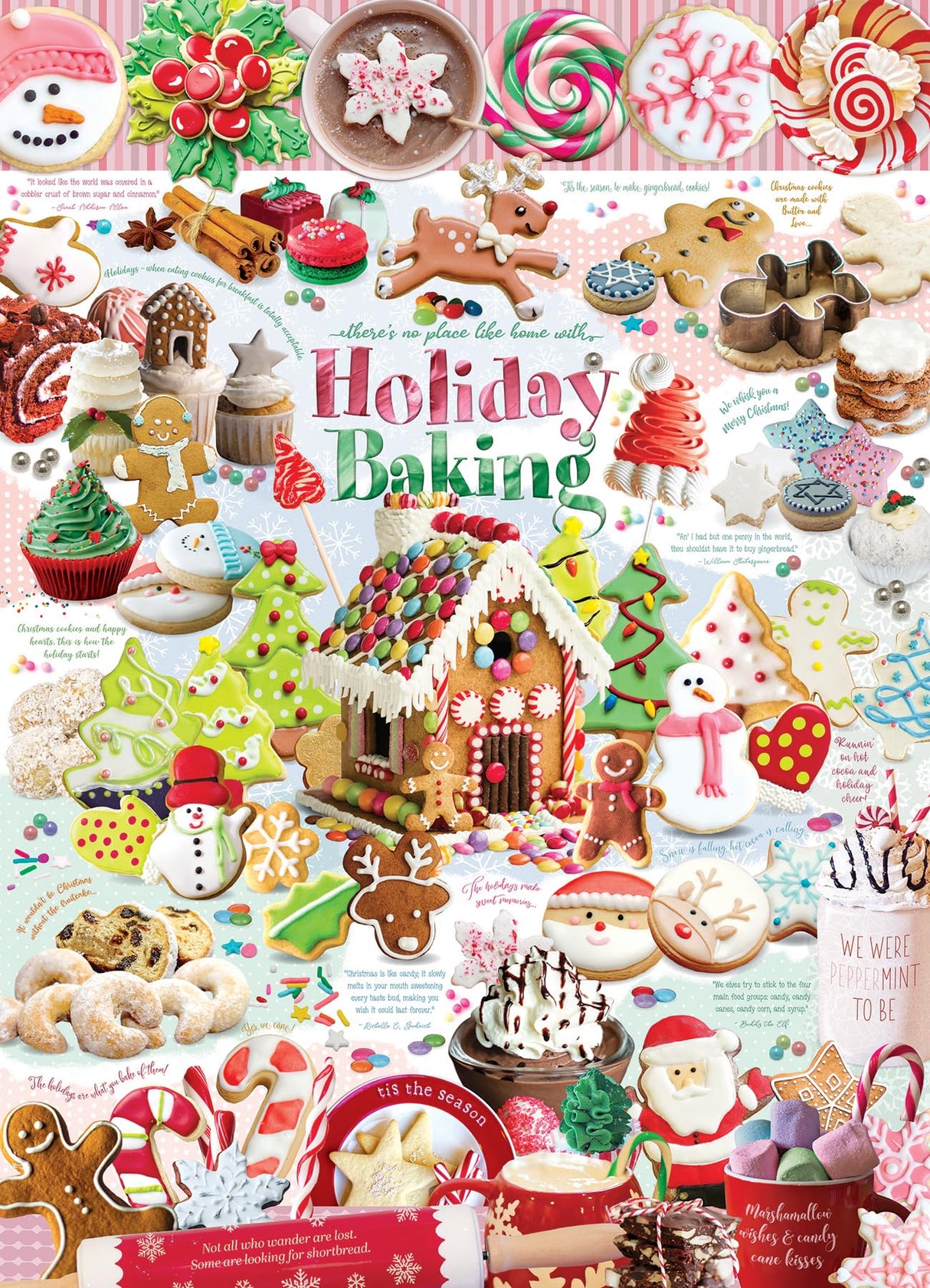 Cobble Hill 1000 Piece Puzzle - Holiday Baking - Sample Poster Included