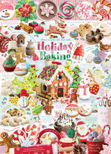 Cobble Hill 1000 Piece Puzzle - Holiday Baking - Sample Poster Included