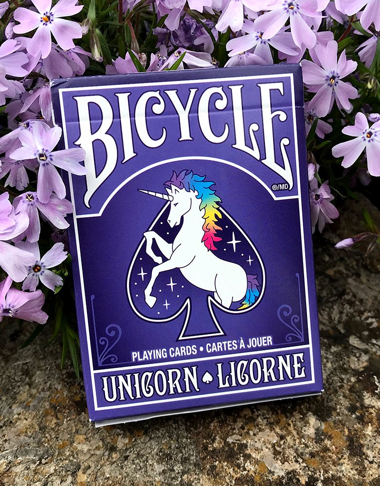 Bicycle Unicorn Playing Cards, Standard Index, Poker Cards, Premium Playing Cards, Unicorn Cards, Unique Playing Cards, 1 Deck