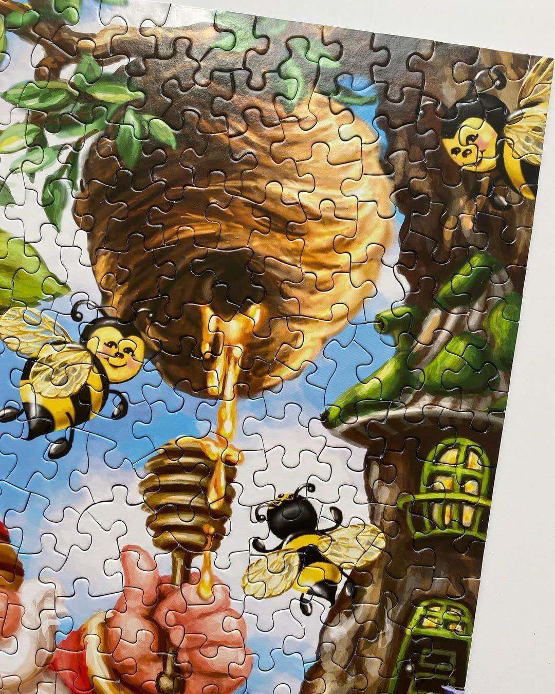 Springbok's 500 Piece Jigsaw Puzzle Gnome Worries Bee Happy - Made in USA