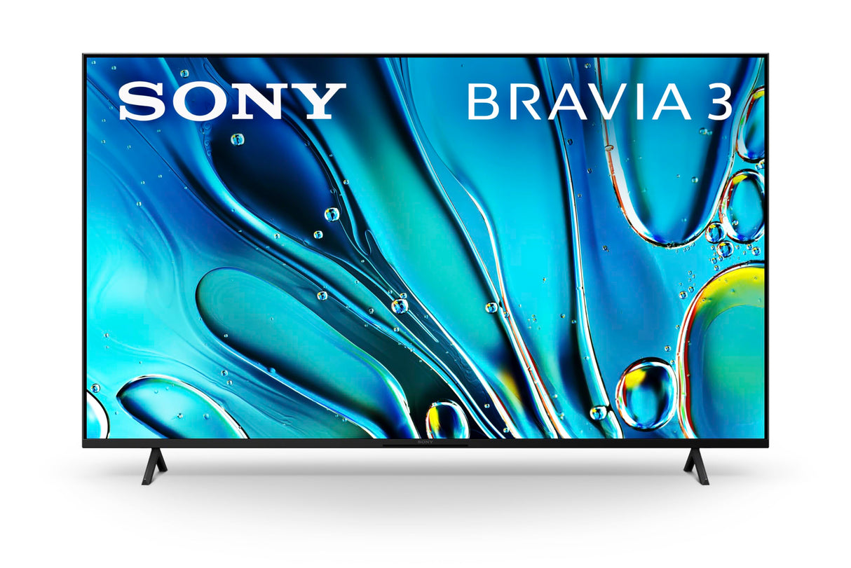 Sony 65 Inch BRAVIA 3 4K Ultra HD LED Smart TV with Google TV, Dolby Vision HDR, and Exclusive Features for PlayStation®5, Triluminos Pro with 4K HDR Processor X1, K-65S30 65 Inch TV Only