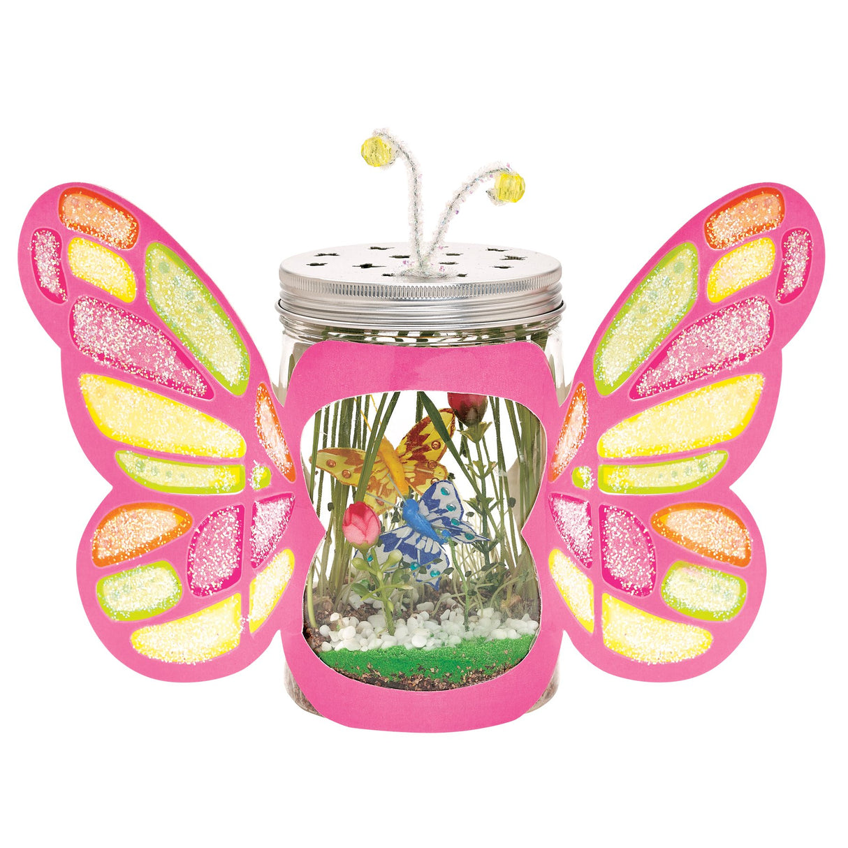 Creativity For Kids Sparkle N' Grow Butterfly Terrarium - Steam Crafts For Kids