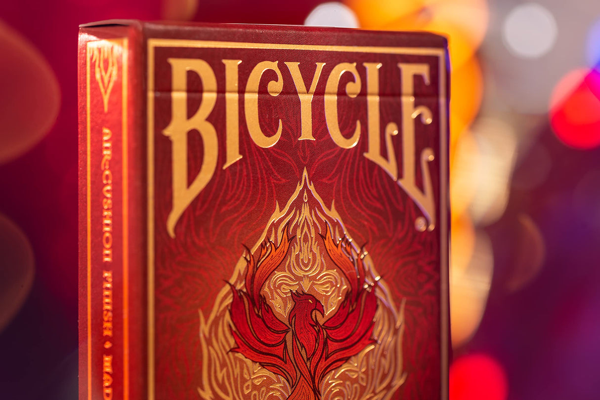 Bicycle Fyrebird Playing Cards Red