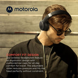 Motorola - Xt200 Over Ear Bluetooth Headphones - Black