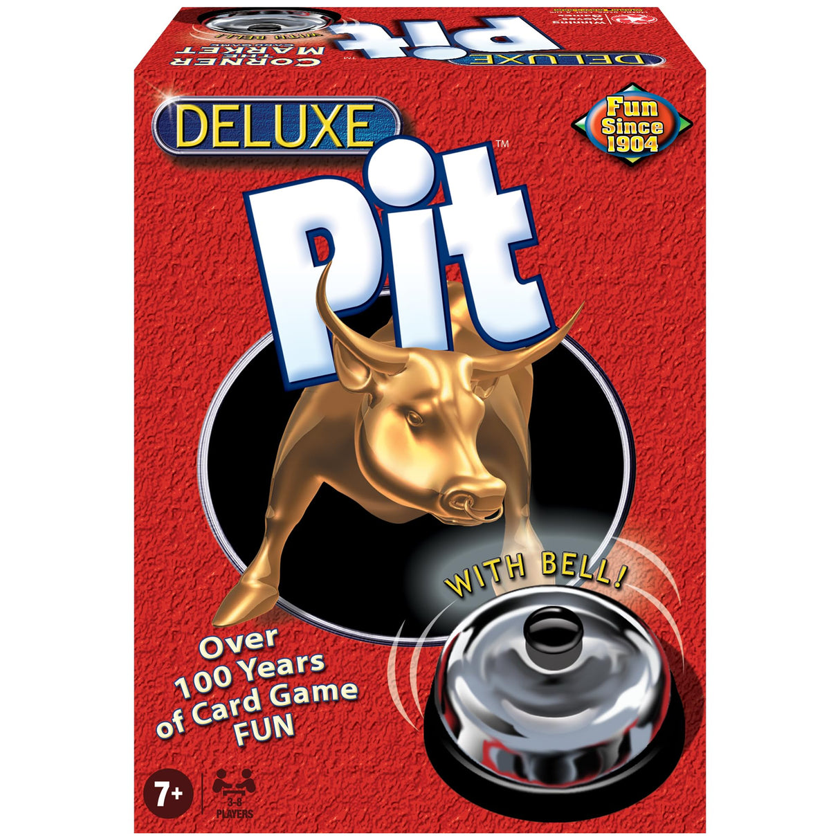 Deluxe Pit by Winning Moves Games USA, Loud and Raucous Party Game for 3 to 8 Players, Ages 7 and Up