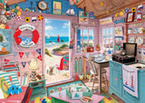 Ravensburger My Beach Hut Jigsaw Puzzle - 1000 Piece Puzzle for Adults and Kids | Unique Softclick Technology | Vibrant, Glare-Free Imagery | FSC-Certified Materials