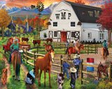 White Mountain Puzzles - Dude Ranch - 1000 Piece Jigsaw Puzzle