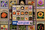 Springbok Puzzles - Garden Goodness - 1000 Piece Jigsaw Puzzle - Made in USA - Unique Cut Interlocking Pieces