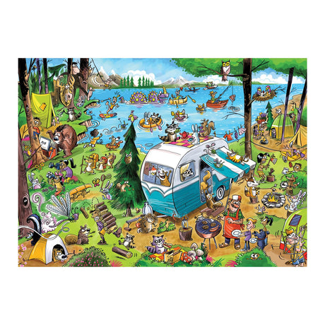 Cobble Hill Family Piece's 350 Puzzle - Call of the Wild (Family) - Sample Poster Included