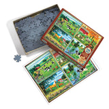 Cobble Hill 275 Piece Easy-Handling Puzzle - Country Friends - Sample Poster Included