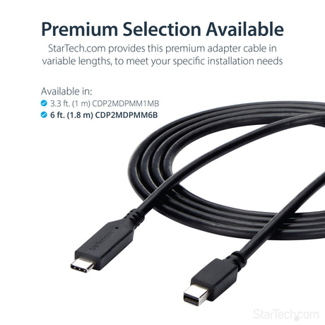 6FT USB-C TO MINI DP