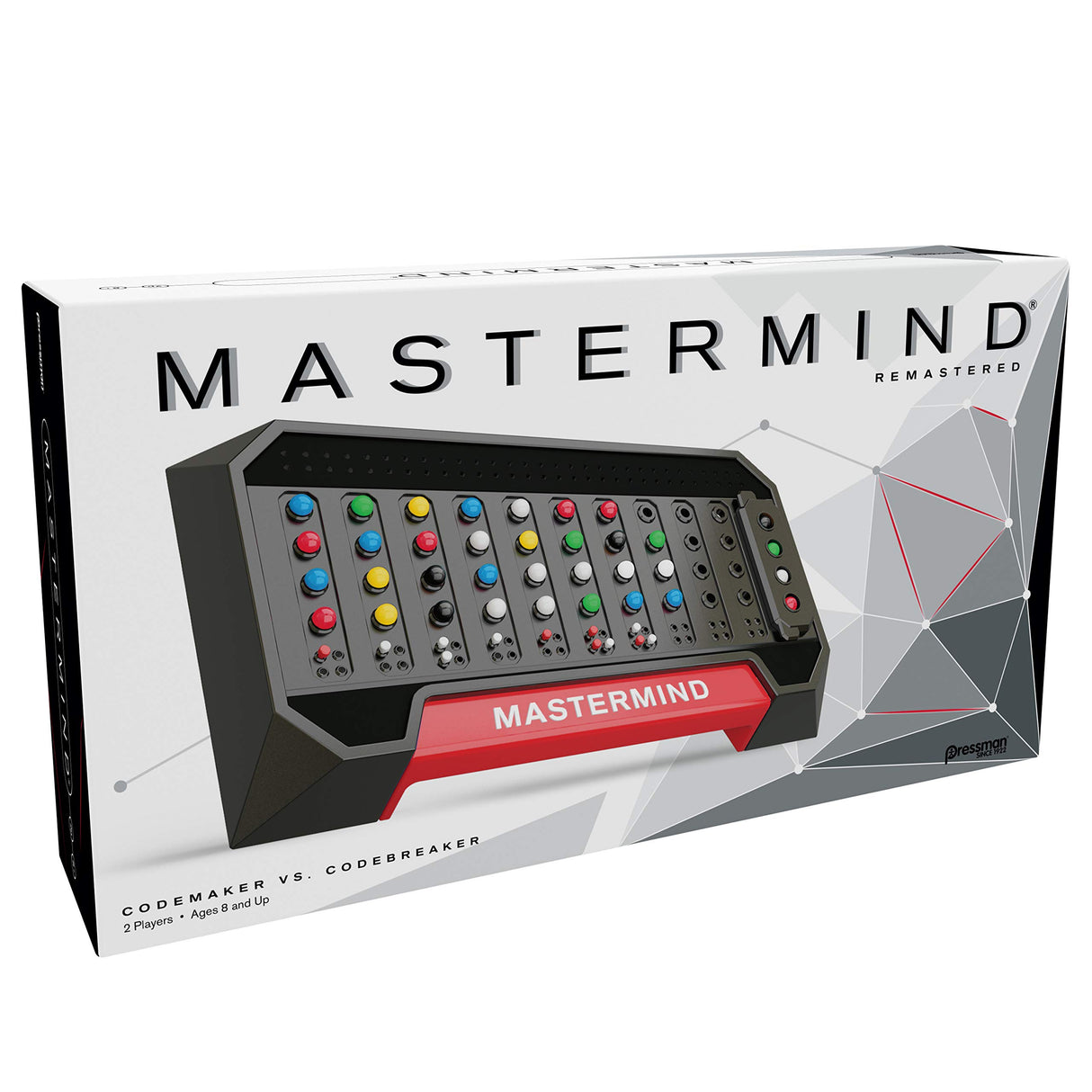 Pressman PRE-3018-06J Mastermind Strategy Game of Codemaker vs. Codebreaker, 5", Multi-colored