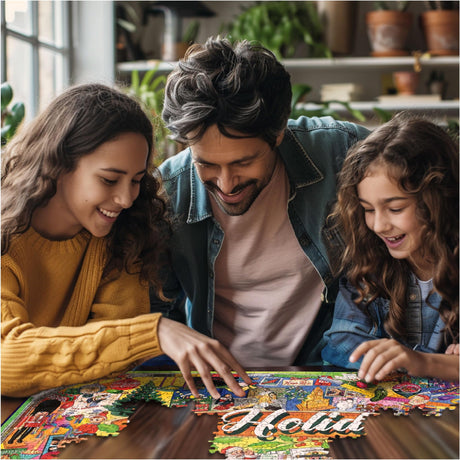 White Mountain Puzzles - The Holidays - 1000 Piece Jigsaw Puzzle - image 4