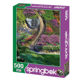 Springbok's 500 Piece Jigsaw Puzzle Garden Stairway - Made in USA