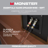 MONSTER AV 50' SPOOL 2C 16AWG CCA SPEAKER WIRE