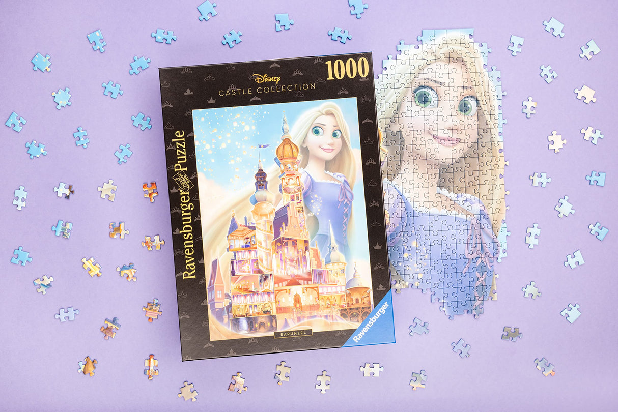 Ravensburger Disney Castle Collection - Rapunzel Themed 1000 Piece Jigsaw Puzzle | Unique Softclick Technology | Engaging Imagery | Perfect for Disney Fans