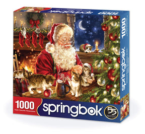 Springbok Christmas Kittens 1000 Piece Jigsaw Puzzle