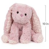 GUND Cozys Collection Bunny Stuffed Animal, Spring Decor, Plush Bunny for Ages 1 and Up, Pink, 10"