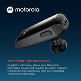 Motorola - Hk385 In Ear Mono Bluetooth Headset - Black