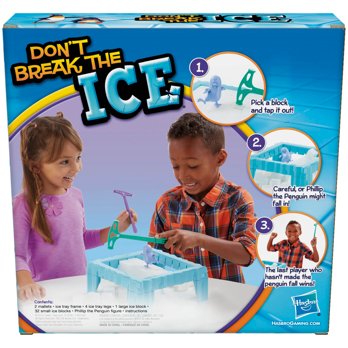 Hasbro Gaming Don't Break The Ice Preschool Game, Board Games for Kids Ages 3 and Up