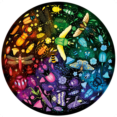 Ravensburger Circle of Colors: Insects 500 Piece Jigsaw Puzzle for Adults - 12000820 - Handcrafted Tooling, Made in Germany, Every Piece Fits Together Perfectly