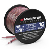 MONSTER AV 50' SPOOL 2C 16AWG CCA SPEAKER WIRE